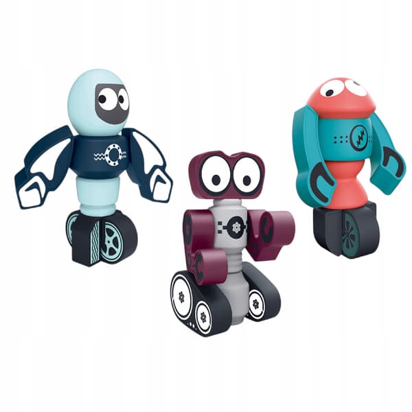 Magnetiska klossar för barnrobotar 21 delar rymdkul
