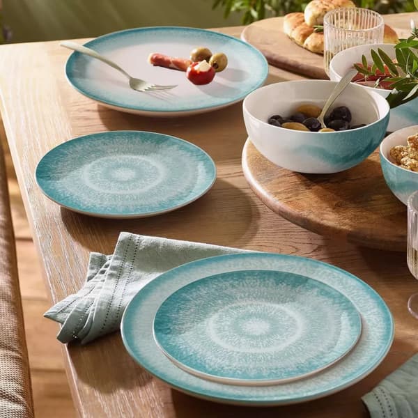DUKA SOLVIND middagstallerken 27 cm turkis