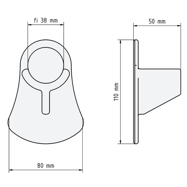 Intex Bestway Poolrörsstöd 32mm V1 Grå