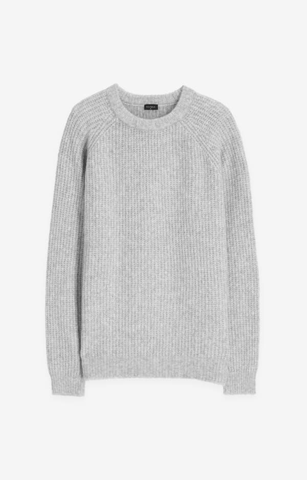 Struktureret sweater L