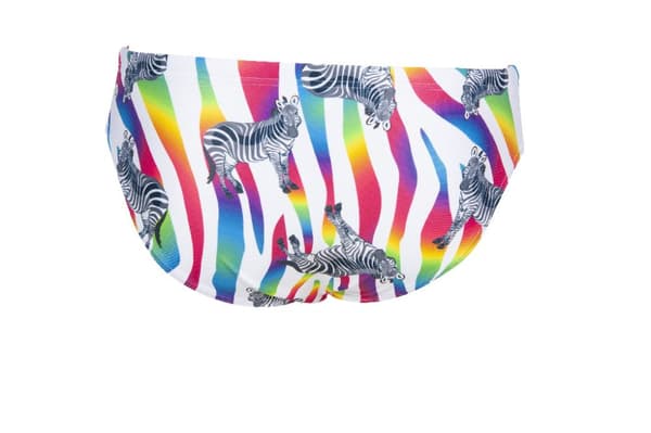 Arena Crazy Zebras Provenza herrbaddräkt zebra multicolor D8