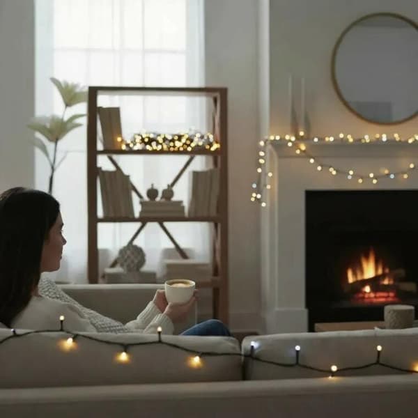 Juletræsbelysning lysslynge 400 LED-blanding