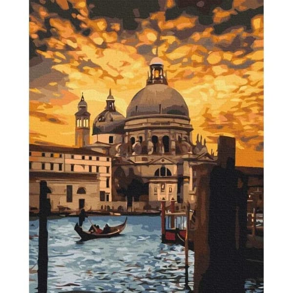 Maleri efter tal - Santa Maria Della 40x50cm