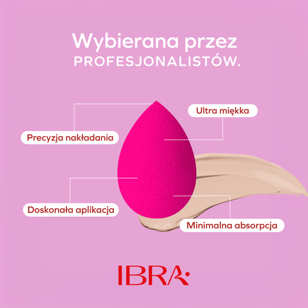 Makeup Blender svamp pink IBRA Makeup makeup svamp