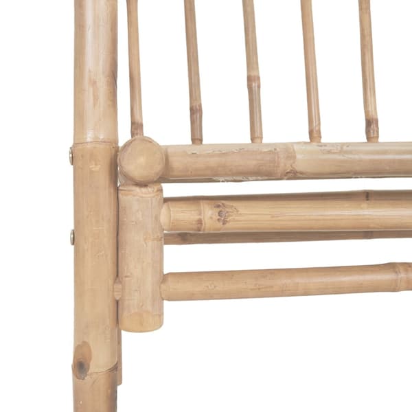 vidaXL Trädgårdsbänk med pergola 116 cm bambu