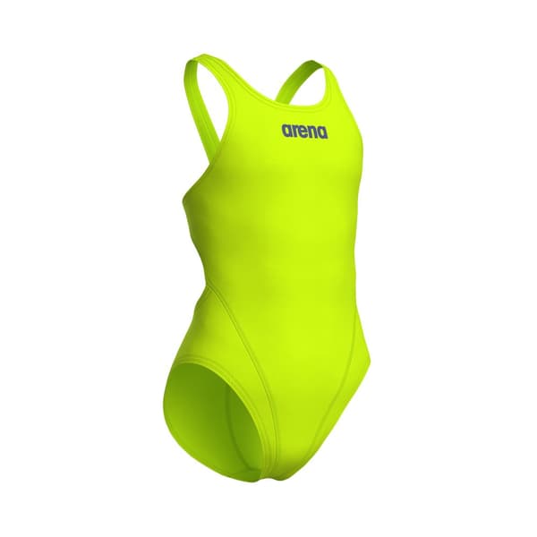 Arena Team Swim Tech Solid Arctic Lime Future Dusk Dambadedrågt 140 (10-11 år)