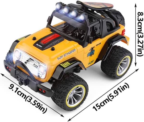 Fjärrstyrd SUV Terrängbil Gul