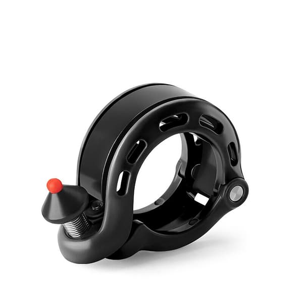 Q-formet cykelklokke 100db - sort