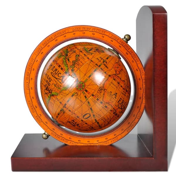 vidaXL Globe bogstøtter, 2 stk.