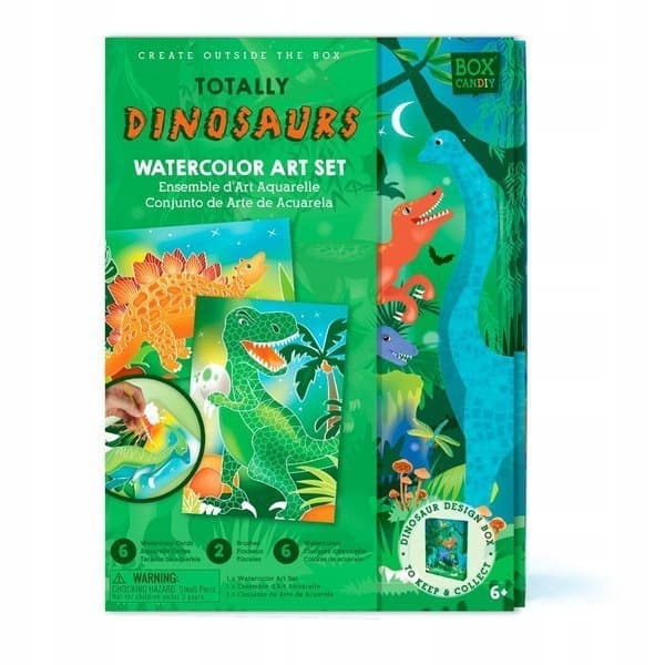 Akvarell dinosaurie godisask