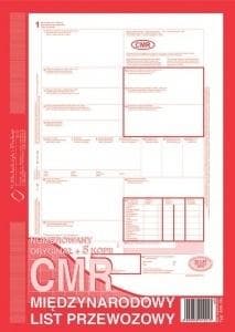 CMR International Fragtbrev 800-3N