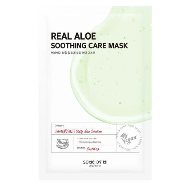 Somebymi-Real Aloe Lugnande Vårdmask