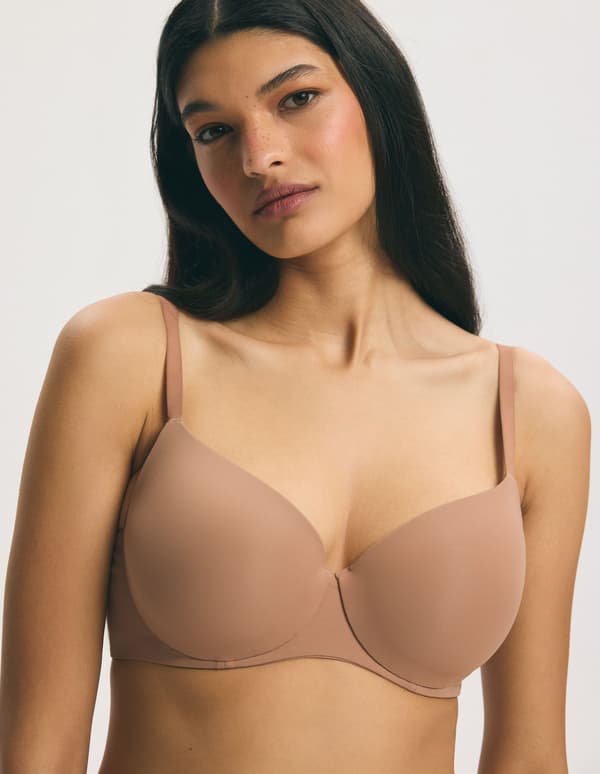 Q1.13 VACKER Esotiq Vadderad BH | Beige 85F