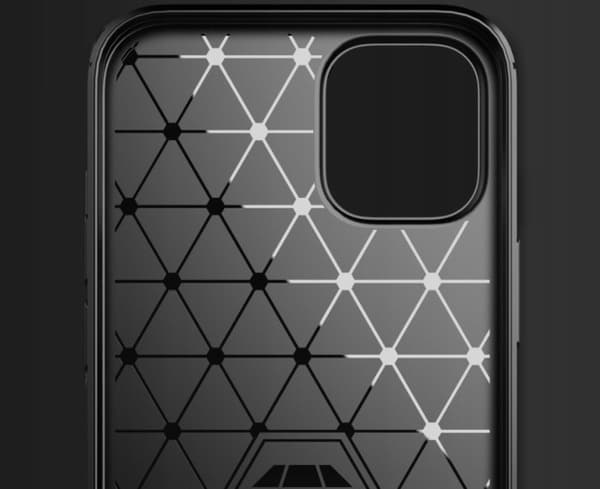 Fodral till IPHONE 12 PRO MAX KOLFONSKYDDSBAKSKAL + GLAS