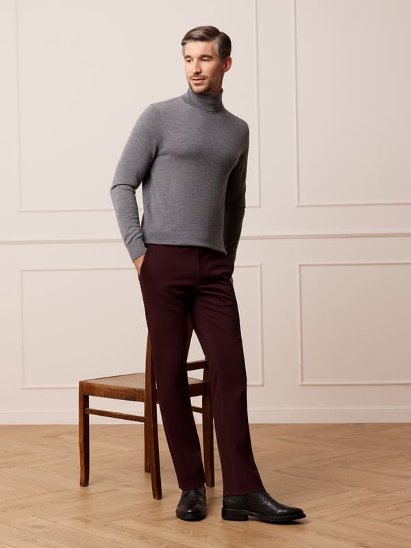 DARREG BURGUNDY BUKSER 36/32