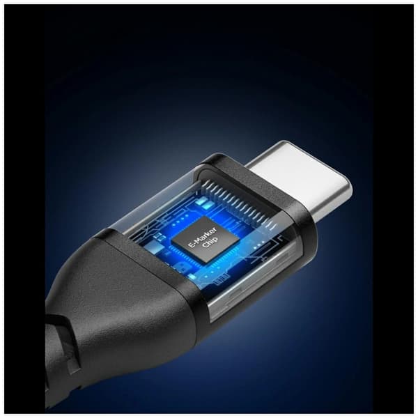 Spigen EB10010CCA Essential USB-C -kaapeli 100W 1m musta