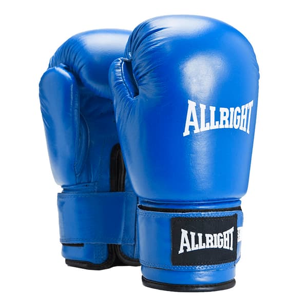 TOPPPROFESSIONELLA BOXNINGSHANDSKAR 10oz ALLRIGHT 1119 blå