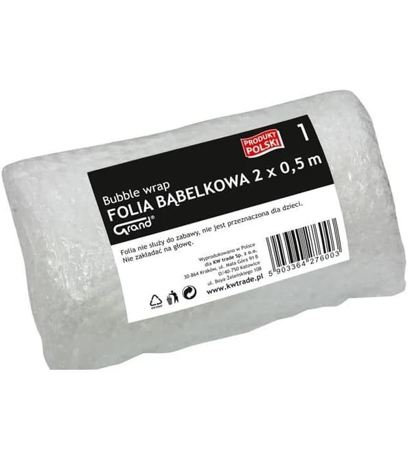 Bobleplast 2m x 0,5m GRAND