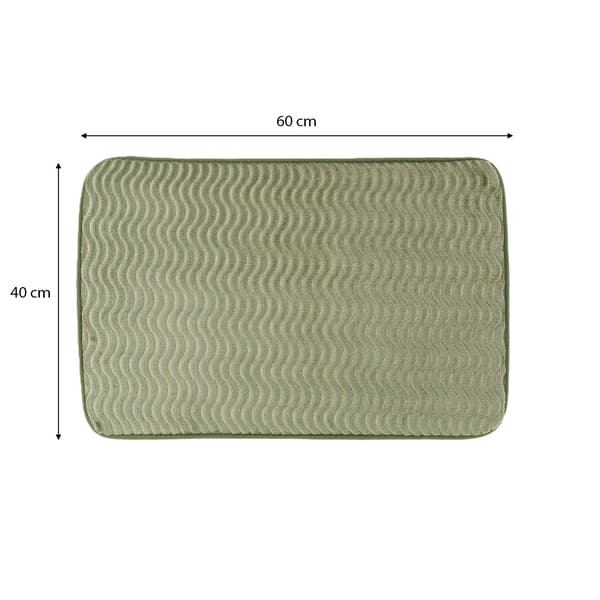 Khaki Brazi badrumsmatta 40x60cm