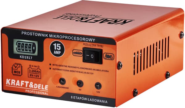Mikroprocessorlikriktare 15A 6/12V KD1917