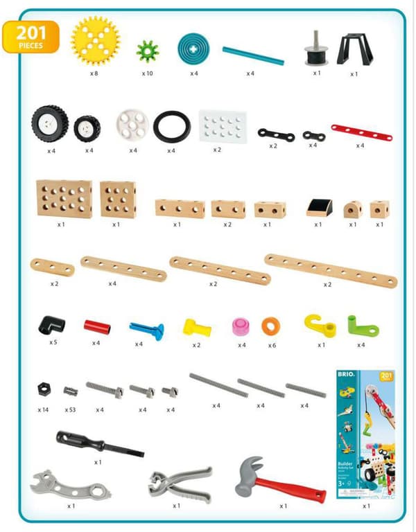Brio Builder byggeklodser 201 stk.