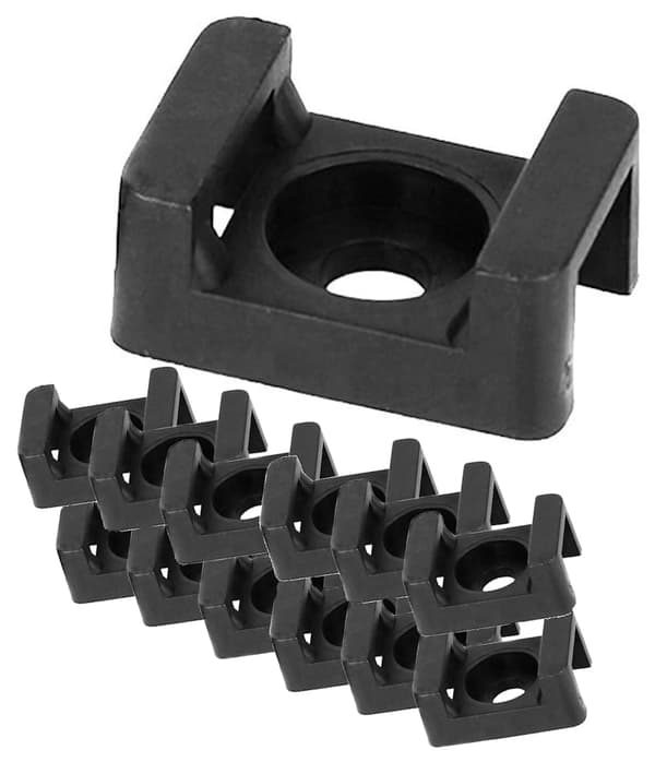 Kabelbinder sadelmontering 20 stk. sort