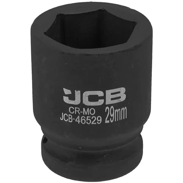JCB Slagtopnøgle 3/4" 29 mm 6-punkts Cr-Mo topnøgle