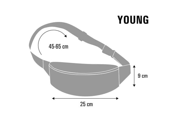 YOUNG Munuaispussi - Vesimeloni