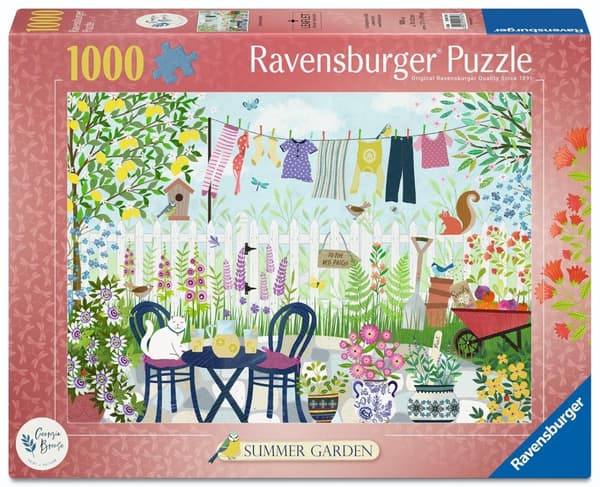1000 sommarträdgårdspussel