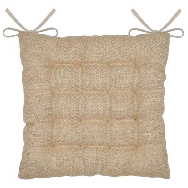 Beige jutedyna JOSEPHA 38x38 cm