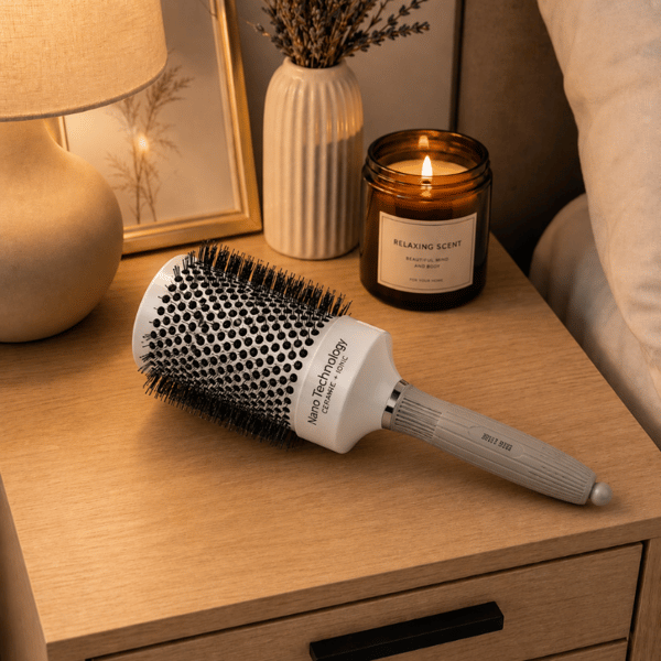 Keramisk termisk stylingbørste med ionisering 65 mm NANO techno