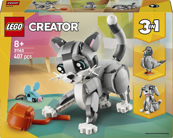 LEGO Creator 3 i 1 Drillet Kat 407-delt sæt (31163)
