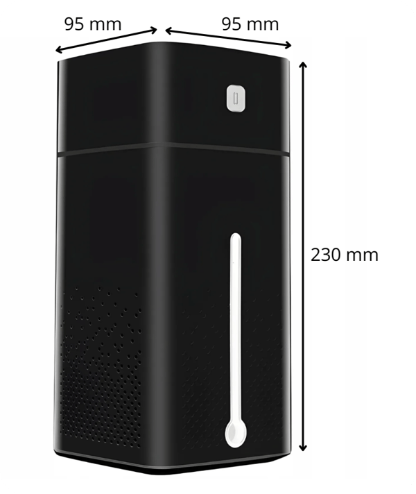 Minikamera i BK520 WiFi-luftfuktare