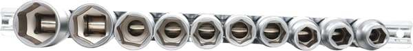 Topnøglesæt 1/2" 10 dele KD10226