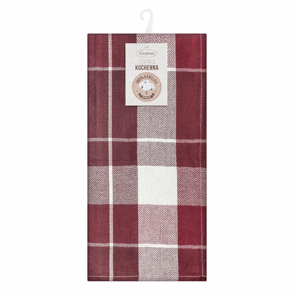 Set med MONA-dukar 50x70 vinröd