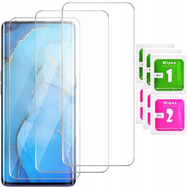 3x Härdat glas för Oppo Reno 3 Pro, 9H glas | 3-pack