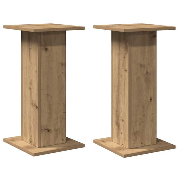 vidaXL Kaiutintelineet, 2 kpl, Artisan Oak, 30x30x60 cm