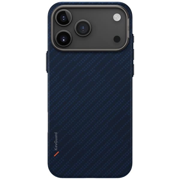 UNIQ Keva EDGE-cover til iPhone 17 Pro Max Magclick-opladning Blå