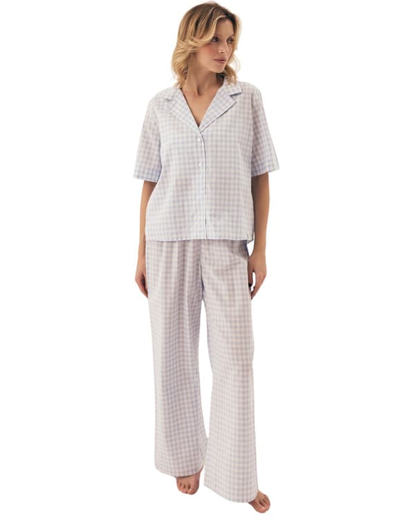 Rossini Esotiq Dampyjamas | Ljusblå XL