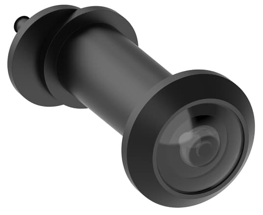 Dørkikkert 14mm Sort W14CZ
