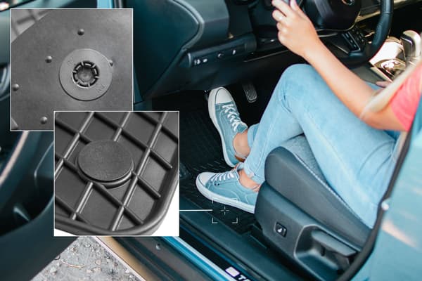 Gummimattor för Renault Captur SUV (modellår 2013-2019)
