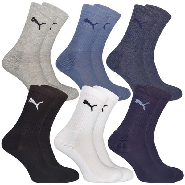 Puma Terry Barnstrumpor 6-pack 27/30