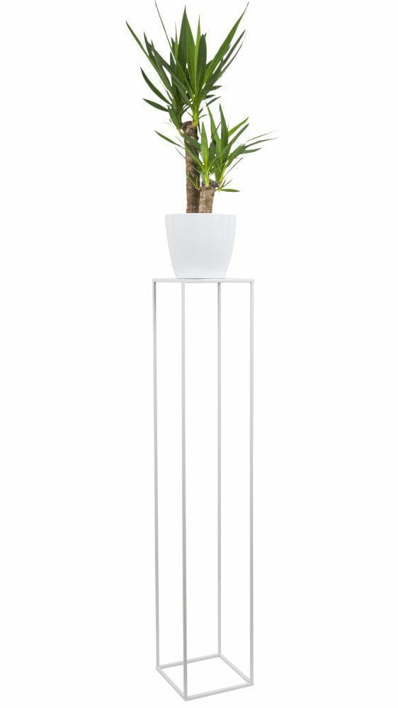 Vit modern stående blomställning 130 cm