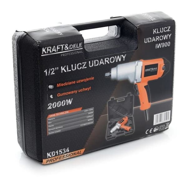 Slagnøgle 2000W 800Nm KD1534