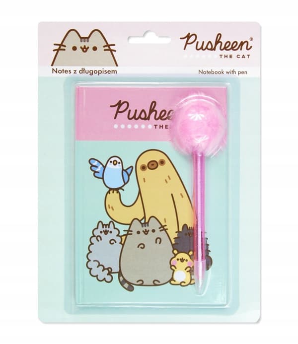 MJ51977 Pusheen 40k notesbog og pennesæt