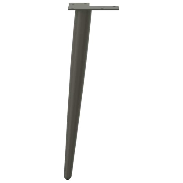 vidaXL Soffbordsben, 4 st, Antracit, 42-43 cm, Stål