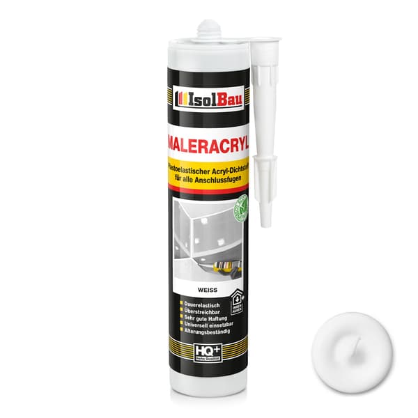 IsolBau Hvid Maleri Akryl Maleracryl 300ml