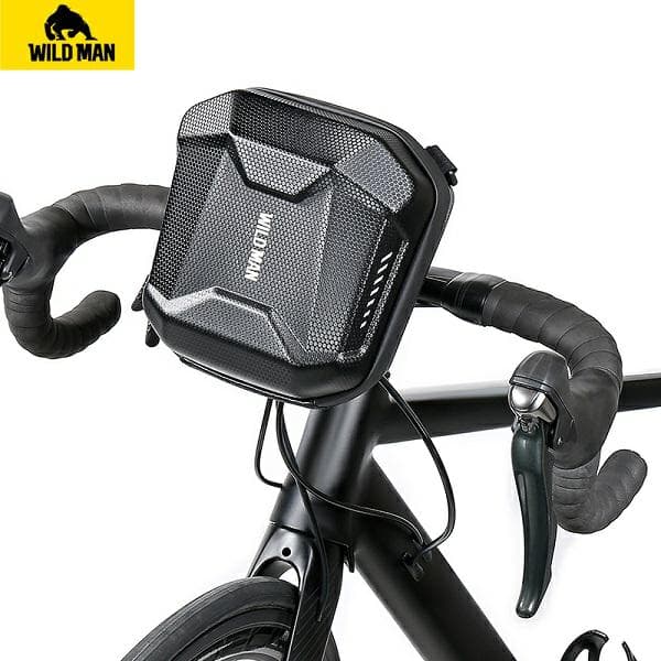 Steltaske, cykelholder WILDMANE18, sort