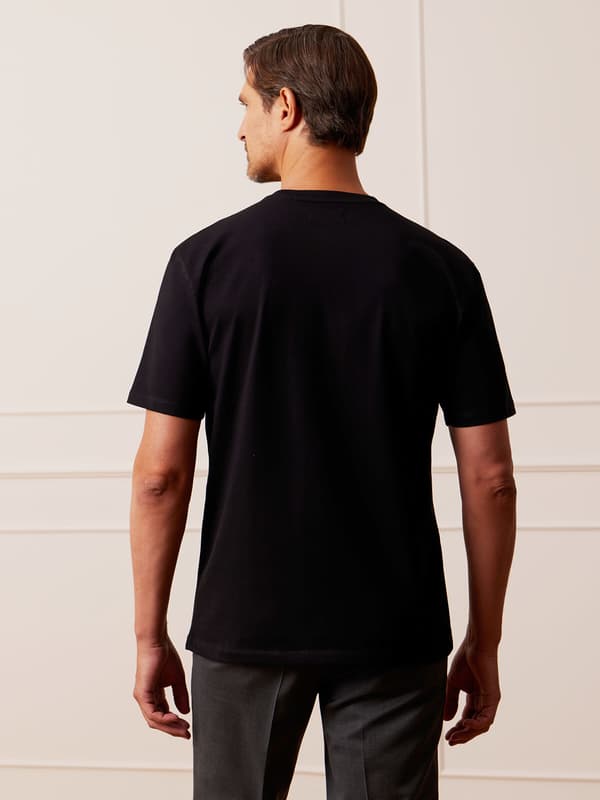 SORT MÆLK T-SHIRT L