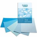DECO BLÅ BLOK A4 170G 5 FARVER 4865 A'5